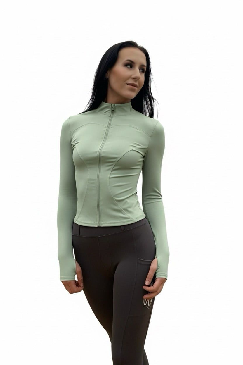 Baselayer Jacket - Matcha Green