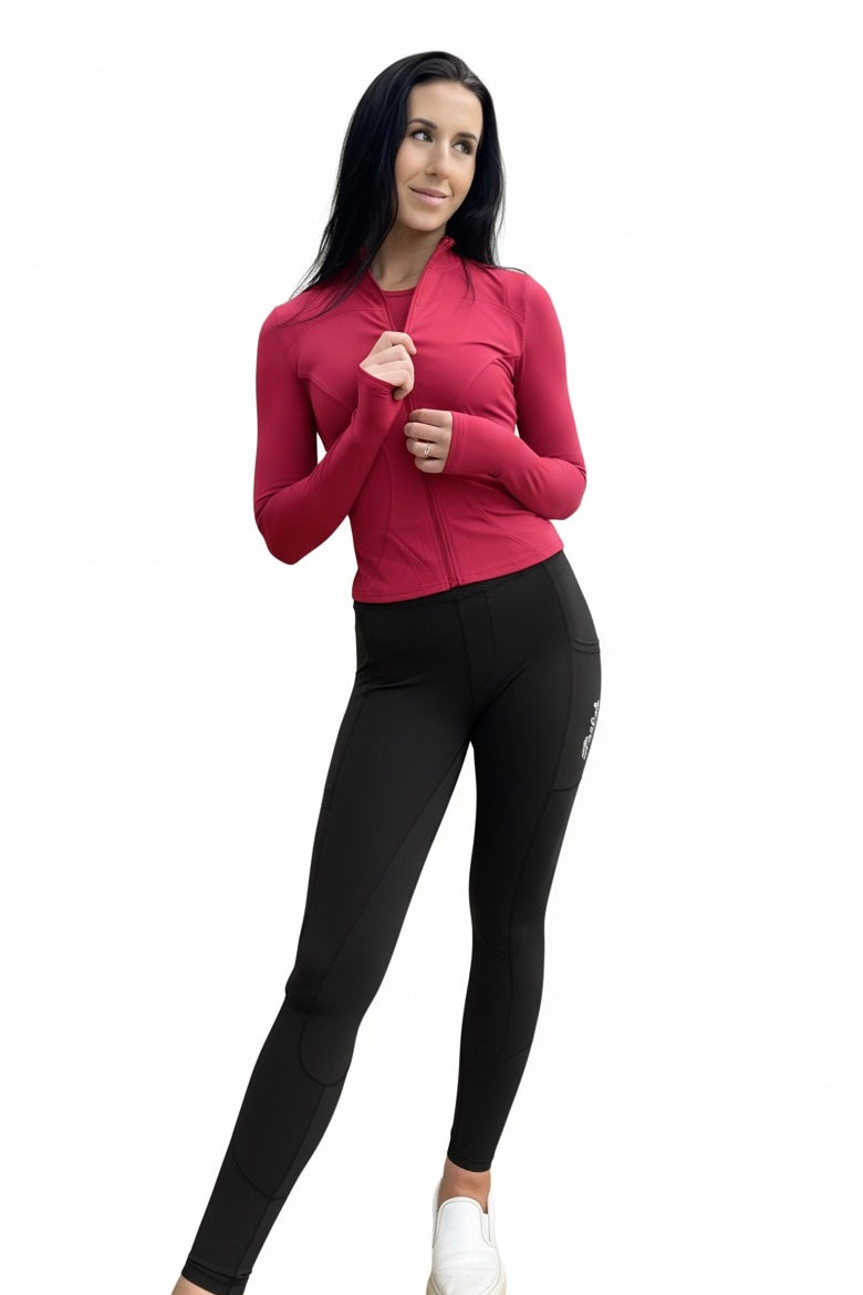 Baselayer Jacket - Raspberry