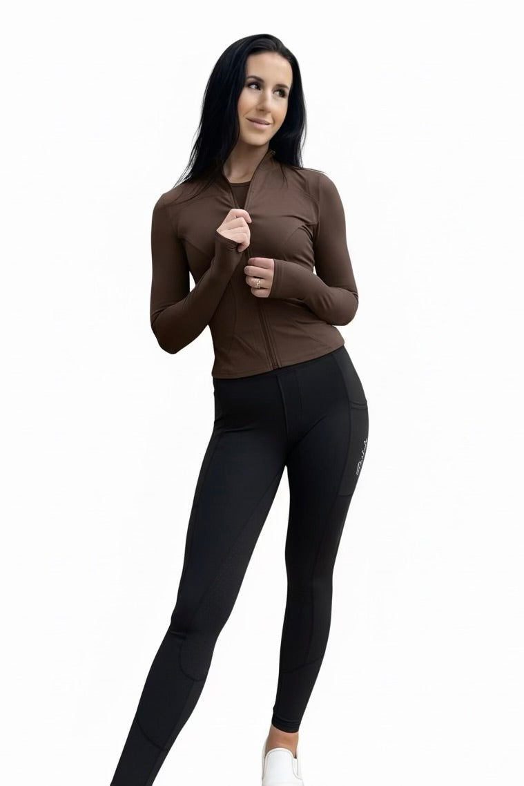 Baselayer Jacket - Chocolate Brown