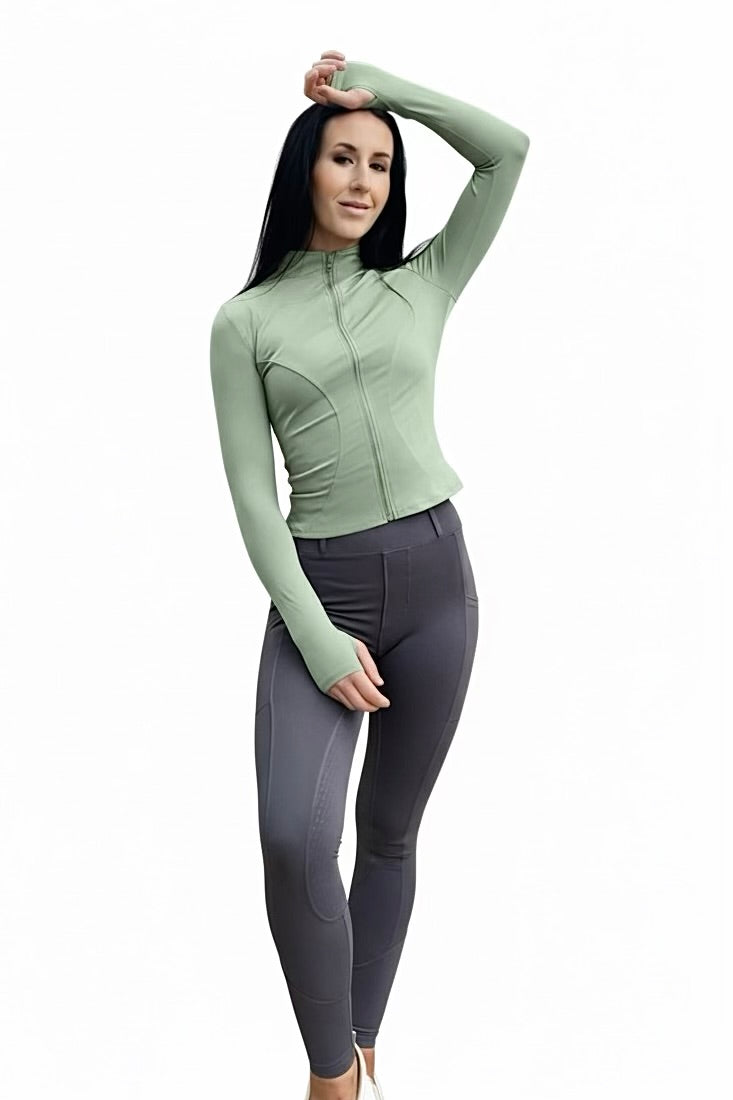 Baselayer Jacket - Matcha Green