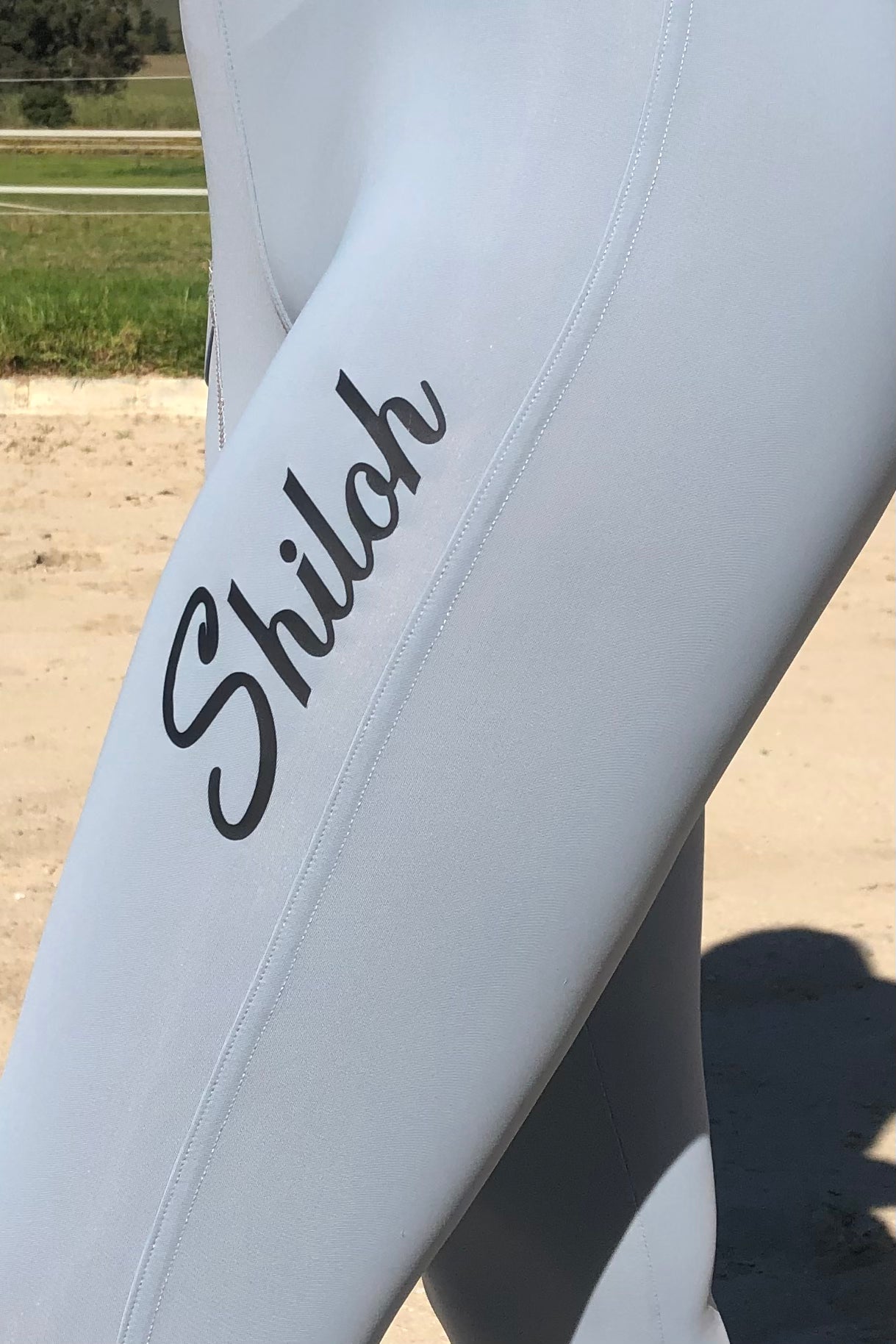 Shiloh 24/7 Leggings - Titanium Grey – Shiloh Equestrian