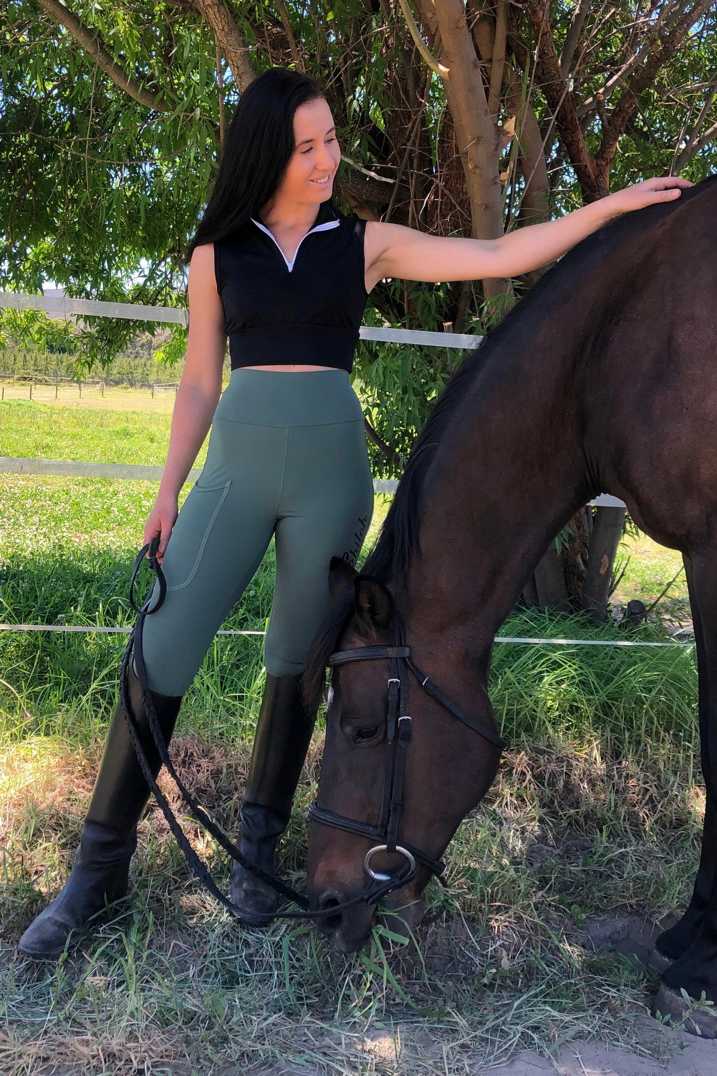 24/7 Leggings - Olive Green